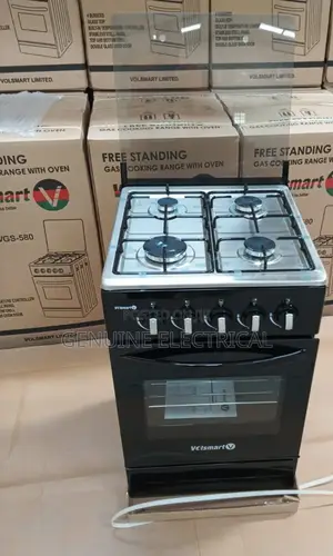 Volsmart, Full Gas Free Standing Cooker With 60l Gas Oven,;;
