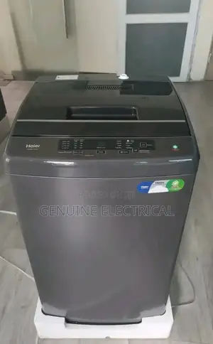 Top Loader - Haier 8kg Full-Auto Washing Machine - Black
