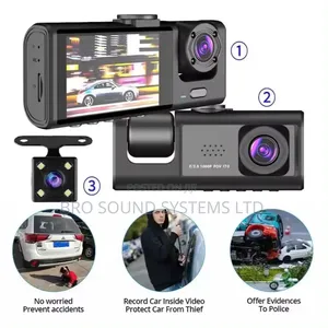 3 Lence Wifi App Uhd Car Dashcam