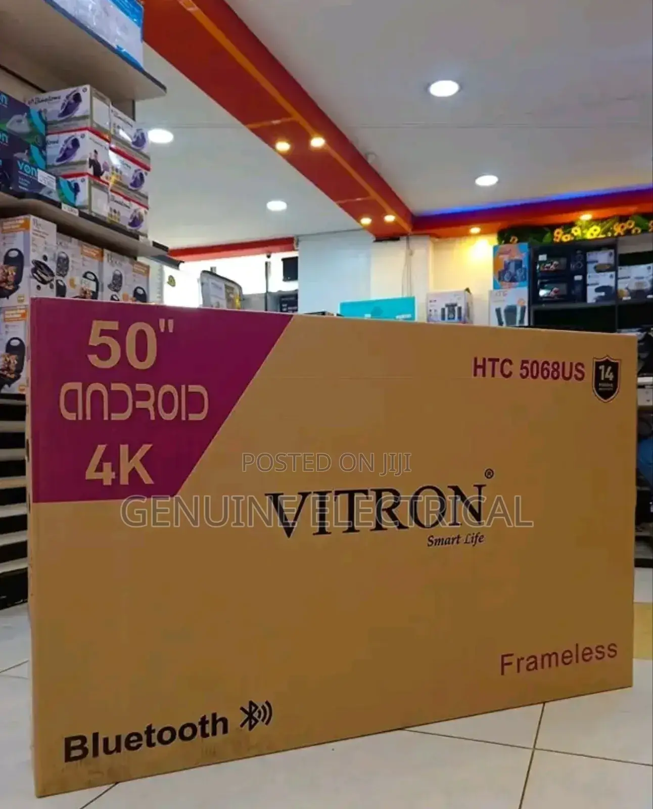 Vitron 50 Inch Frameless Uhd Smart Tv