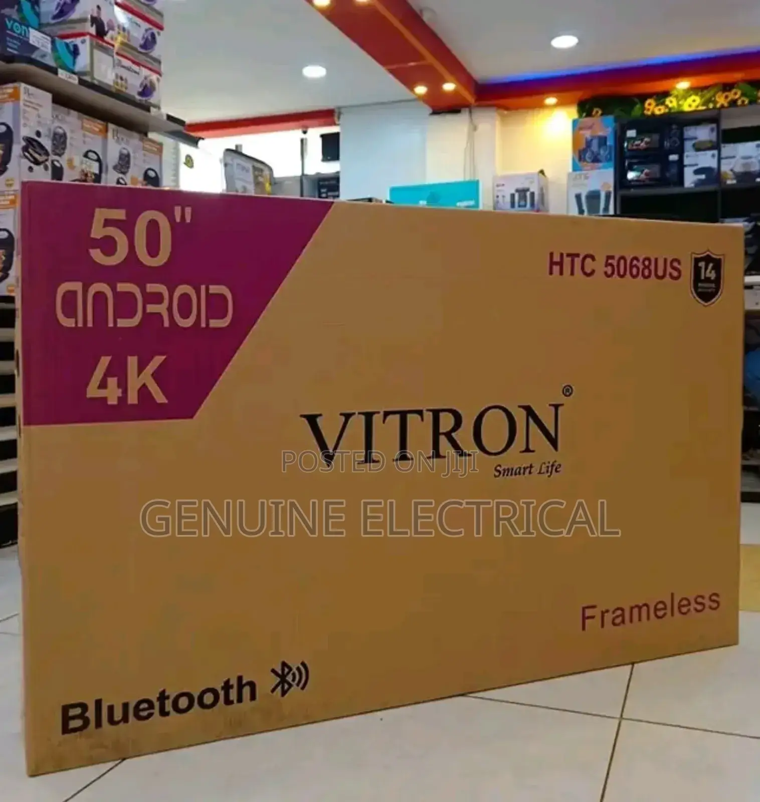 Vitron 50 Inch Frameless Uhd Smart Tv