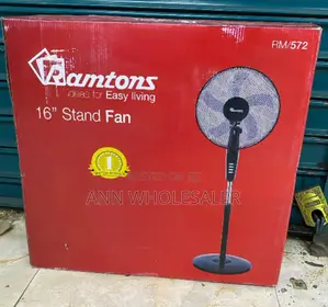 Black Ramtoms Standing Fan F/7