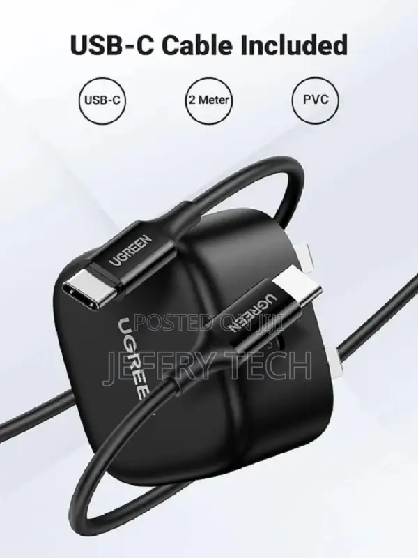 Ugreen Usb-C 25W Pd Charger With C-C 2M Cable - Cd250