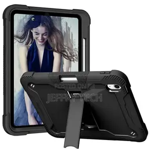 iPad 10th Gen 10.9 2022 Silicone + PC Shockproof Tablet Case