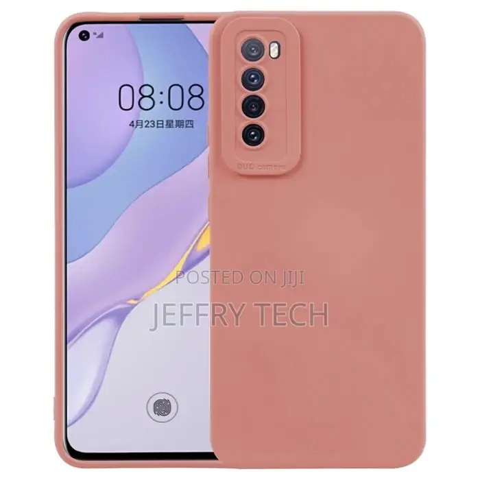 Huawei Nova 7 5G Straight Side Liquid Silicone Phone Case