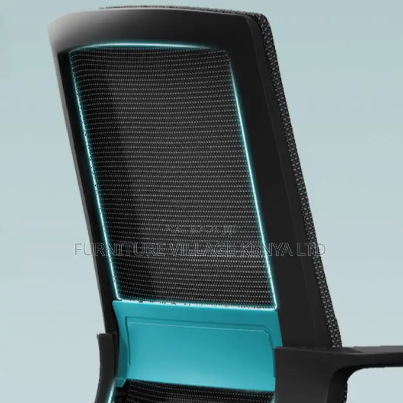 Ergonomic Ink Upholstered Task Chair With Armrest,