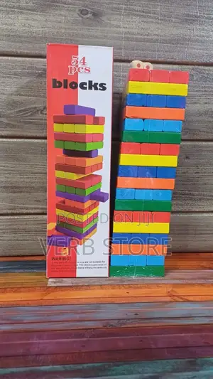 Coloured Jenga Blocks
