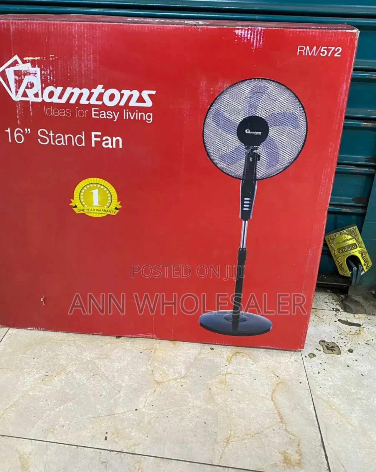 Ramtons RM/572 Standing Fan - 3 Speed RM/3S