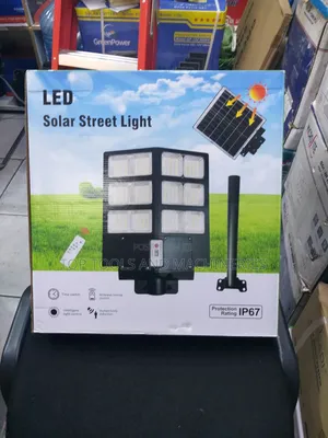 LED Solar Street Light 1000 Watts Ip67 Protection Rating