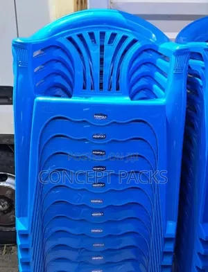 5pcs Blue Kenpoly Chair With Arms