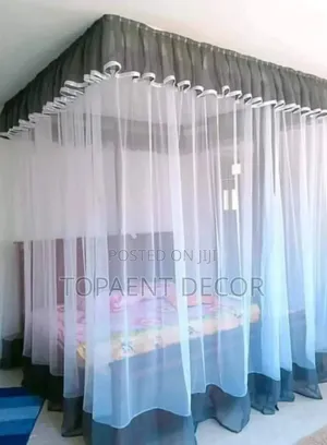Grey and White Customized 6 by 6 Mosquito Net