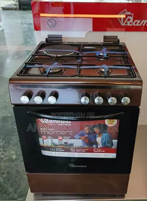 Ramtons Standing Cooker 60*60cm. 3G+1E Oven RM/3G