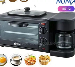 Nunix 3 in 1 Breakfast Maker;Oven, Coffee Maker Rm4
