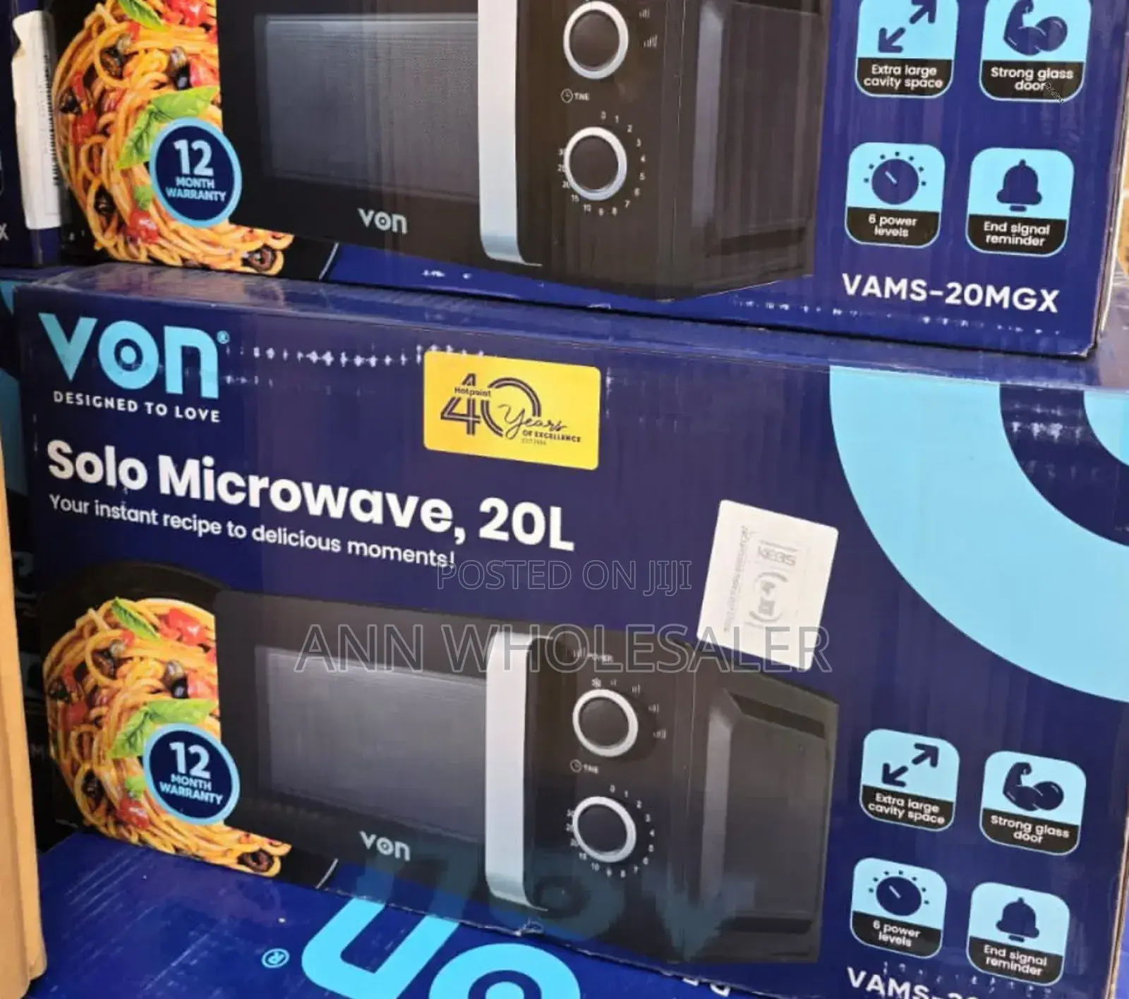 Von Manual 20 LTRS Microwave Oven v/N20l