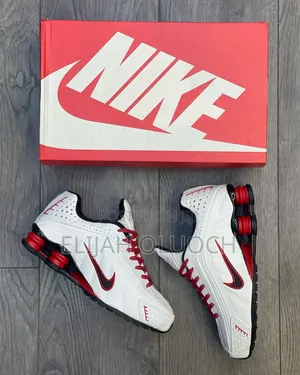 Nike Shox R4 White Red