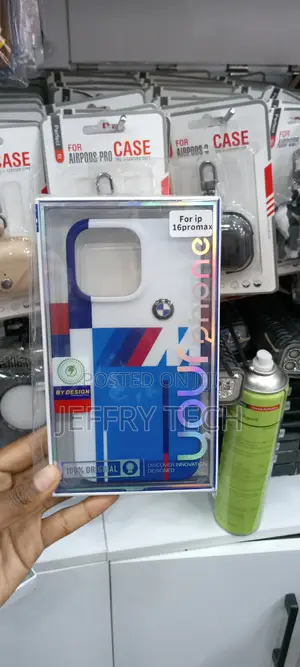 iPhone 16 PRO MAX BMW, LOGO White Unique Back Case