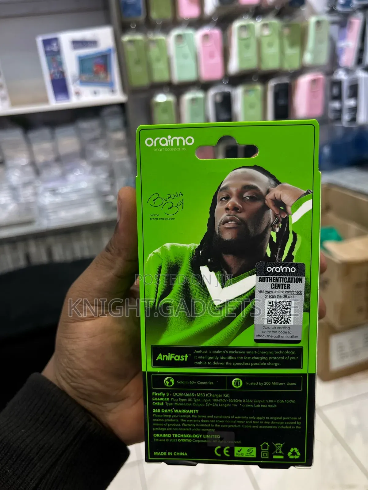 Oraimo Charger With Micro Cable !