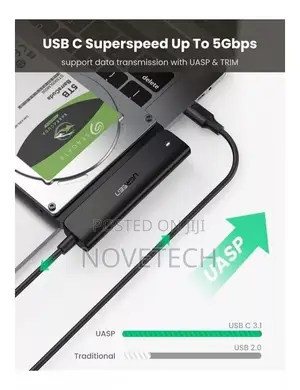 UGREEN Type C USB-C 3.0 to SATA Converter Fast Speed