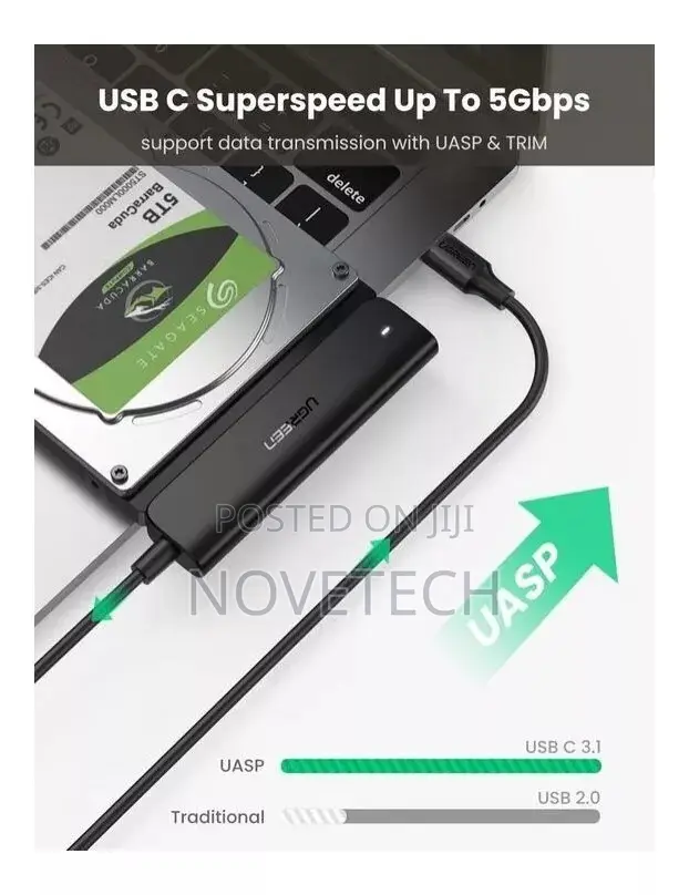 UGREEN Type C USB-C 3.0 to SATA Converter Fast Speed
