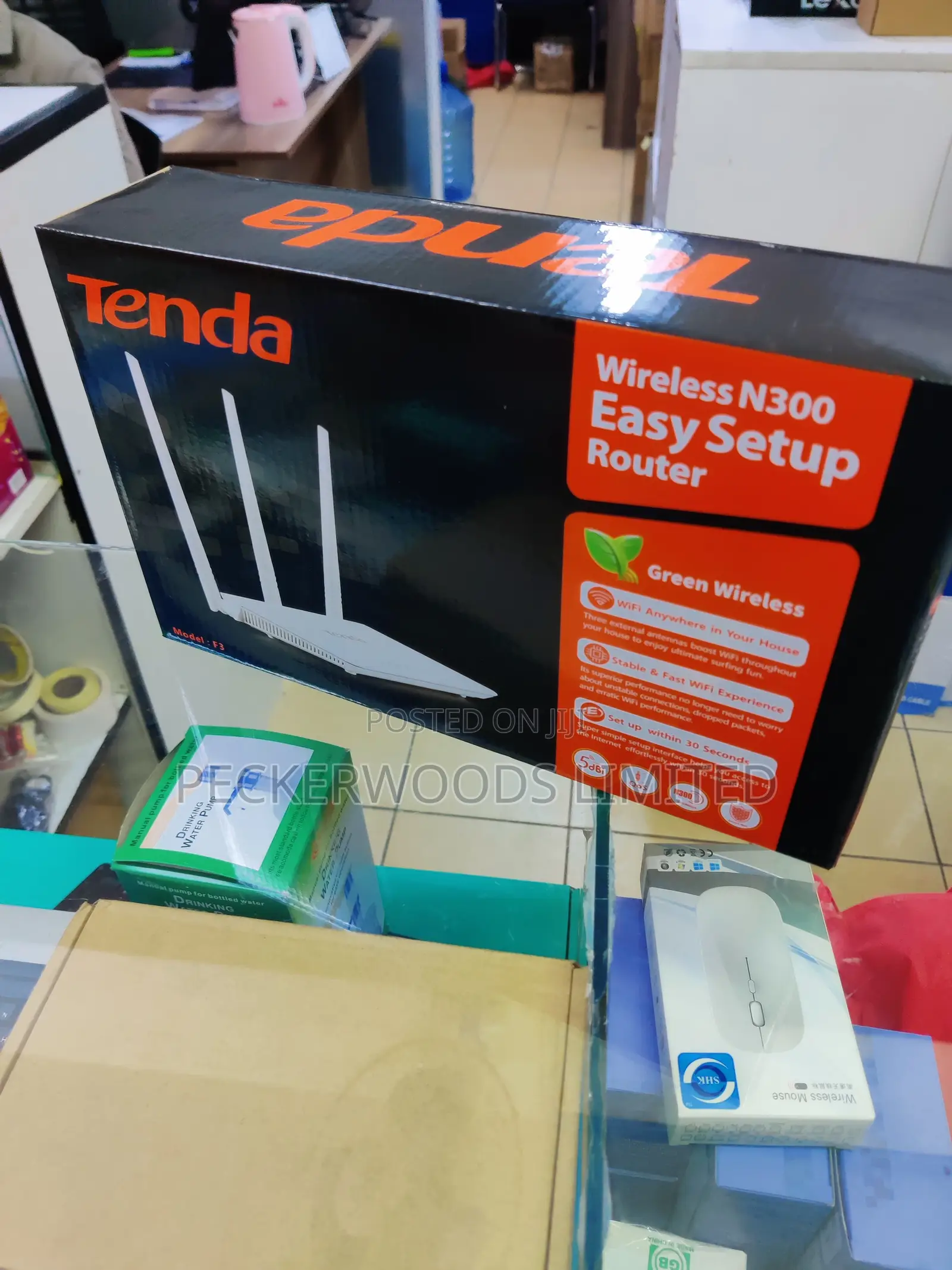 Wireless Wi-Fi Router With High Power 5dbi Antennas