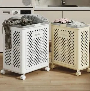 Big Foldable Eco-Friendly Laundry Storage Basket With Wheel