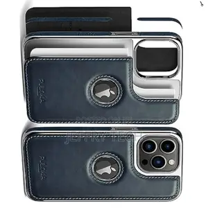 Chrome Leather Back Case- Compatible With iPhone 13 Pro Max