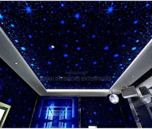 Black Wallpaper With Blue Stars