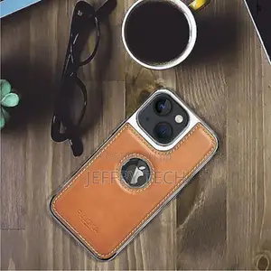 Leather Back Case for iPhone 13 Flexible Vegan Leather