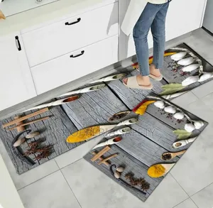 2 PCS Kitchen Mats- Rubber Make