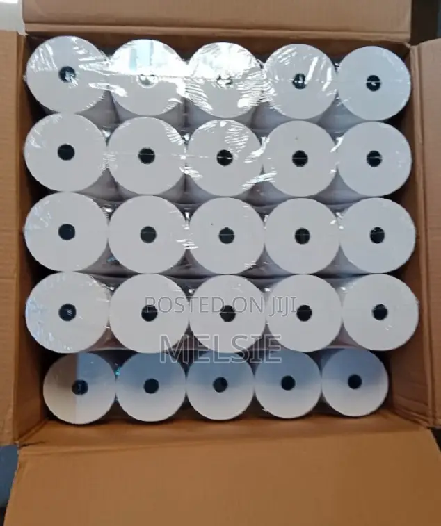 50 Rolls Per Box Size 79mm X 80mm X 13mm Thermal Rolls