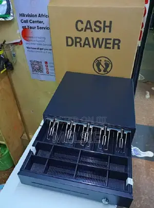 Cash Drawer Box 5 Slot Automatic Keylock Cash Drawer