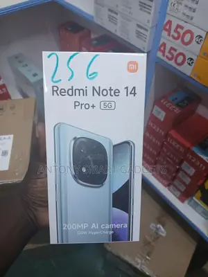 New Xiaomi Redmi Note 14 Pro+ 5G 256 GB Black
