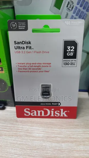 32gb Universal Usb 3.2 Utra-Fit Flash Drive.