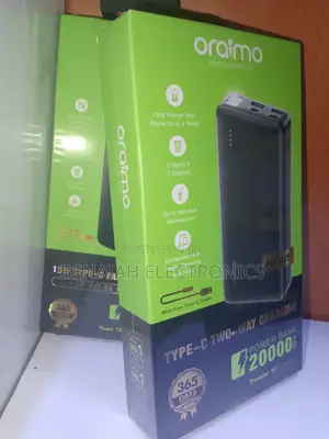 20000 Mah Oraimo Powerbank Traveler 12 Quick Charge