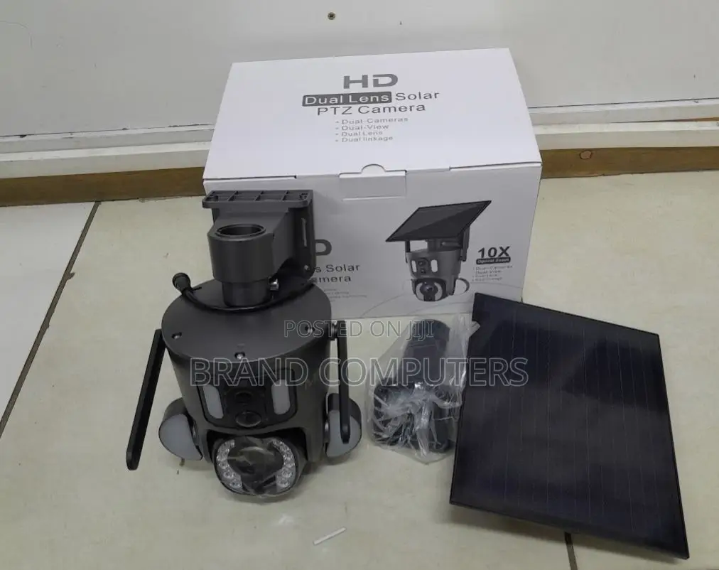 Dual Lens 4mp 10X Solar 4G Ubox Solar Camera