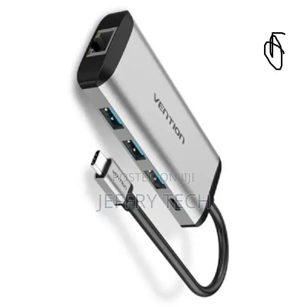 Type C to Multi-Function 8 in 1 Docking Station (VEN-CNDHB)