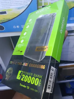 Slim Portable Powerbank 20000 Mah 5 Ports