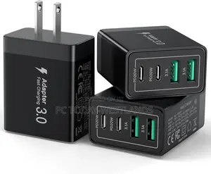 USB C Charger Block, 40W 4-Port Fast Charger iPhone 16