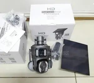 4MP 10X 4G Ubox Dual Lens Dual Screen Solar PTZ Camera