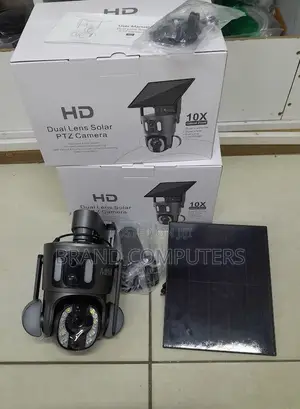 HD 4MP 10X Dual Lens Solar Wireless Camera Full HD