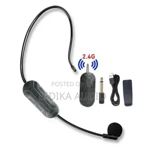 Uhf Wireless Microphone Headset Mic System 50m Effective