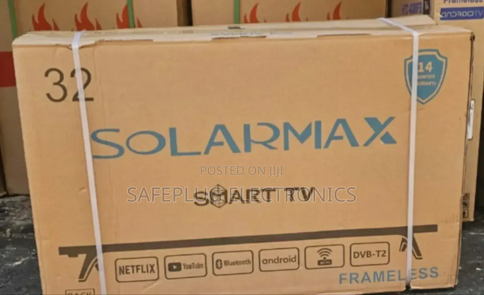 Solarmax Frameless 32inch Smart Android Powered Tv