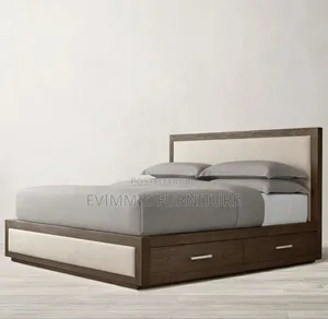 Wooden Box Bed With Storage