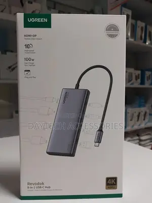 Ugreen Revodok 8-in-1 Usb-C Hub 10gbps Triple Display Cm639