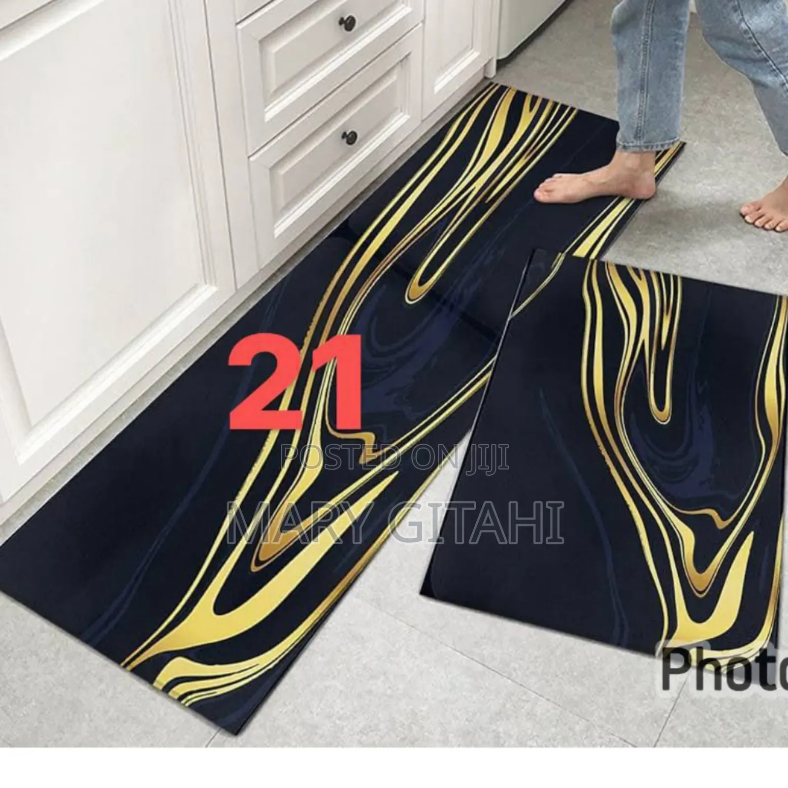 Sizes 120*40cm
 60*40cm.Rubber Kitchen Mat