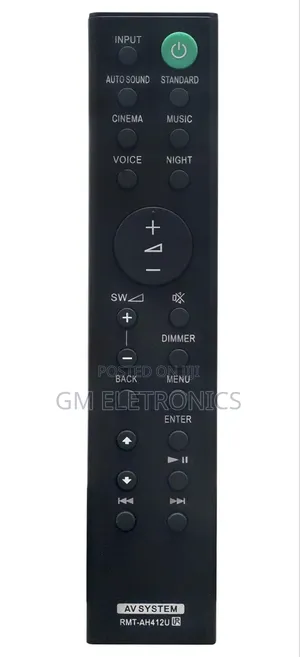 Sony RMT-AH412U RMT For;HT-S500rf SA-WS500RF HT-S20R