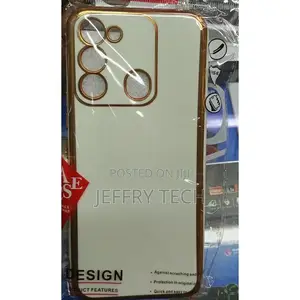 Tecno Spark 9 White Gold Classy Back Cover Case