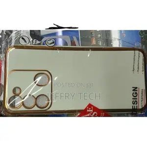 Tecno Spark 9 White Gold Classy Back Cover Case