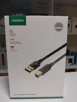 Ugreen Usb 2.0 Am to Bm Printer Cable 1.5m (Black) Ug-10350
