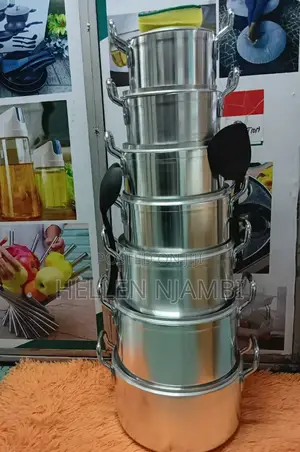 Stainless Steel Cooking Pot Set